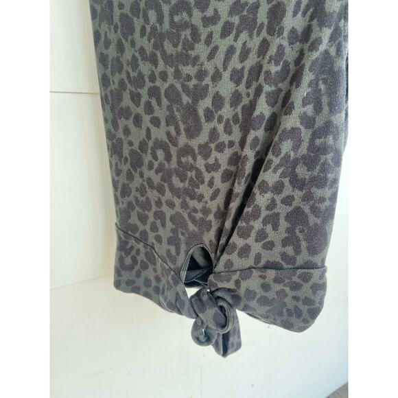 VICTORIA'S SECRET Heavenly Tank Top Animal Print Twist Front Tie Back Large - Picture 6 of 11